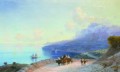 Seeküste Krimküste in der Nähe von ai Petri 1890 Verspielt Ivan Aiwasowski makedonisch